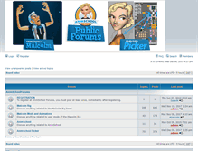 Tablet Screenshot of animschoolforums.com